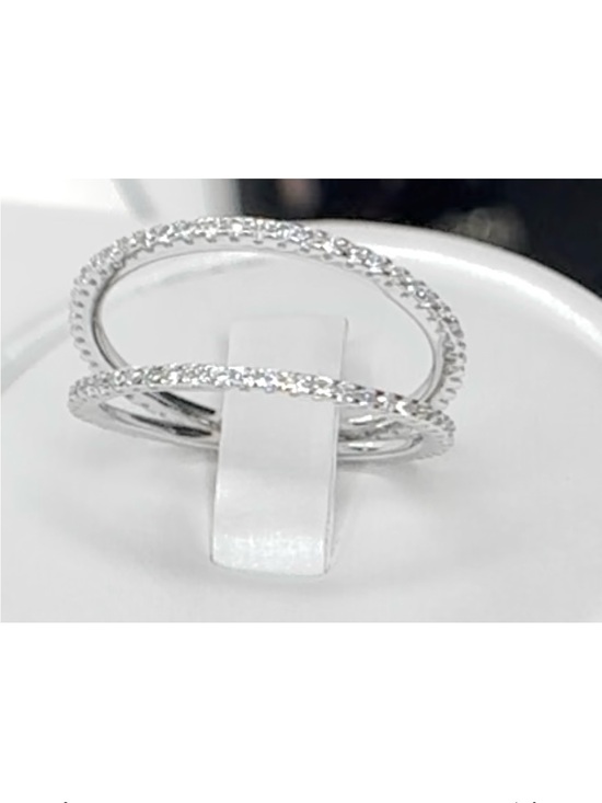 Moissanite Jewelry - Moissanite 1.25 c.t.w Eternity Band Rings Stacking Rings
